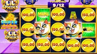 SUPER BIG WIN on Lil Sphinx  Bonus Feature & Free Spins Magic!