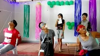 Eating Bread Challenge (You Must Try This Too!) - Pinoy Funny Christmas Parlor Games