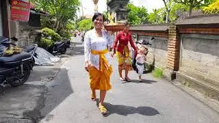 Galungan Day in Ubud, Bali