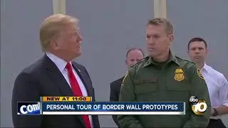 Personal tour of border wall prototypes
