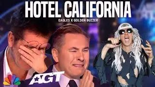 Simon Cowell Cried Hearing The Amazing Song Hotel California - Eagles on the Big World Stage