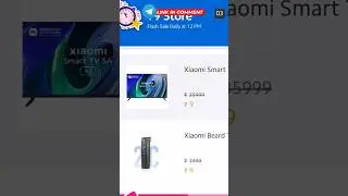 Mi 9 rupees sale 😍 || Mi Flash sale || Mi store offers today || Free shopping loot today #shorts