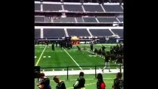 Luis Baca Nike Combine 40 Yard Dash-2 Trials