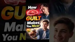 Ever wondered why guilt makes you nicer? 👀 #shorts #psychologyfacts #humanbehavior #mindpsychology