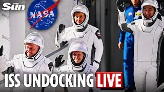 LIVE: Watch SpaceX Crew-11 undock from ISS for emergency splashdown off California coast