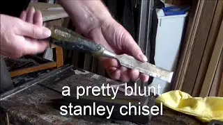 Proper Way to Sharpen a Wood Chisel with a Oil Stone