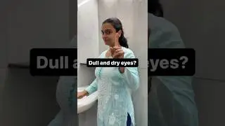 Dull & dry eyes? #sahithiyoga #yogawithsahithi #eyes #faceglow