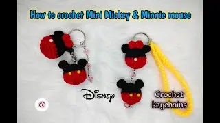 Amigurumi | How to Crochet Mini Mickey and Minnie Mouse