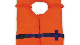 U.S. Coast Guard Approved Type II Adult Life Jacket, Orange