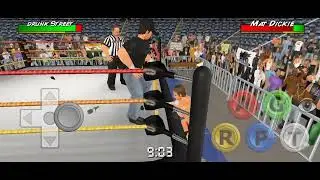 Drunk street vs mat mdickie (Wrestling empire) 