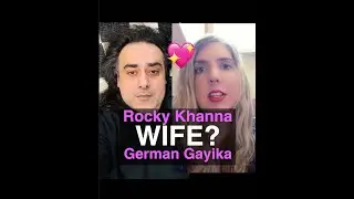 Rocky Khanna - and his WIFE? German Gayika about her intimate relationship - How did this happen?