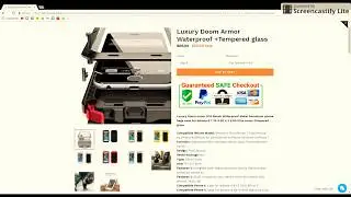 Luxury Doom Armor Waterproof +Tempered glass for iphones