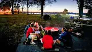 Кемпинг вдоль реки | 7 детей и мама сплавляются по Миссисипи &ndash; день 82