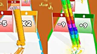 Crayon Rush 3D - Gameplay New Mobile Games 26-27 (android,iOS)