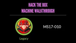 HTB - Legacy walkthrough (ITA)