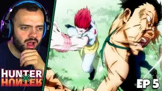 HISOKA IS A SCARY! Hunter x Hunter Episode 5 REACTION!