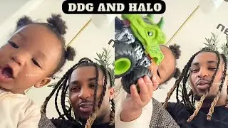 Halo Talks Over DDG When He Brings Up Halle😂❤️