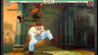 VampirusX1 Online Fight: Akuma vs Alex (me) 1