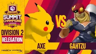 Axe vs Gahtzu - Division 2: Relegation - SCL 2 | Pikachu vs Captain Falcon