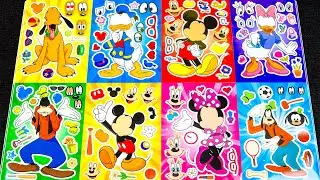 DISNEY STICKER BOOK MAKEOVER | FUN STICKER ACTIVITIES WITH MICKEY MOUSE & DONALD DUCK!