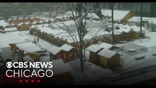 Weather Radar tracking wet and windy snow conditions l CBS News Chicago