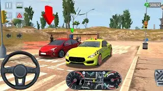 Taxi SIM 2020 | Rome City : Yellow Maserati Quattroporte Wheel Drive Car Simulator Android Gameplay