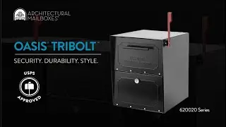 620020 Oasis&reg; TriBolt Locking Post Mount Mailbox - Features and Benefits