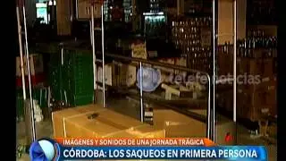 Dos muertos por los saqueos en C&oacute;rdoba - Telefe Noticias