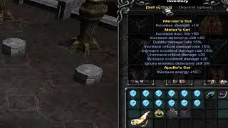 ⚠Super SET de DARK LORD DL Full PVP 😱 Bonus SOCKET castle siegue Ancient Acc Mu Online {Season 8}