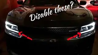 Отключение ДХО во время движения на Dodge Charger 2015–2022 годов выпуска.