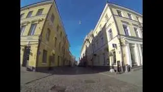 140628 Helsinki, Sofiankatu edestakaisin talsittuna.