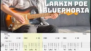 Larkin Poe - Bluephoria #guitar #lesson / #cover