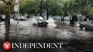 Shocking videos show New York City underwater