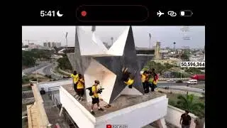 @IShowSpeed actually did the Backflip at the Ghana BlackStar Square🥰🥹#ishowspeed #reels #trending 