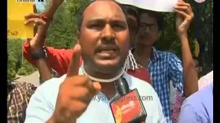 TPT : YSRSU & SVU Students protest on AP Special status - 21st Oct 2015
