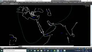 Aviation. Sky Route Program for Producing En Route Chart (Isogonic lines 2) Part 3