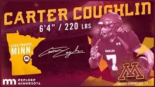 Carter Coughlin: Highlights & Commentary (2016 Gopher Football Signing Day)