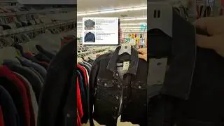 Found a $100 Jacket at the Thrift Store!