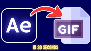 Как экспортировать GIF в After Effects 2025