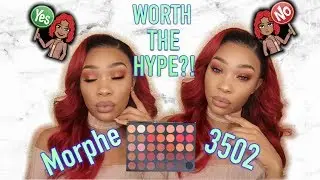 MORPHE 3502 PALETTE REVIEW & TUTORIAL | WORTH THE HYPE?!? |BEAUTYBYJAZZELLE
