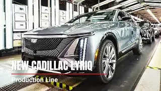 NEW CADILLAC LYRIQ PRODUCTION LINE | CADILLAC ELECTRIC CAR FACTORY | How Electric Car is Made