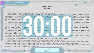 30 Minute Timer - Writing & Productivity Sprint (SILENT, except for opening & closing sounds)