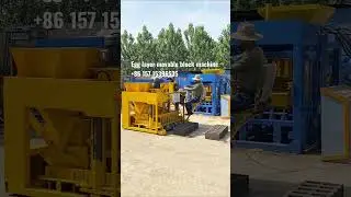 Egg layer mobile block machine, lontto block machine manufacturer, qt6-25 movable block machine