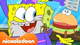 Губка Боб | 90 минут кулинарных приколов Спанч Боба! 🍔 | Nickelodeon Cyrillic