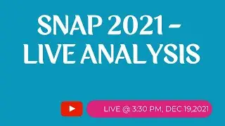 SNAP Dec 19,2021 Analysis | What did the paper look like | What should be your step for next attempt