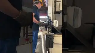 Side view of 4-fold bending processing #bending