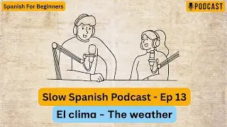 Slow Spanish Podcast with subtitles - 13 | Spanish Listening Practice for Beginners