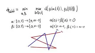 Fr&eacute;chet Distance ep. 1: Definition [German slides]