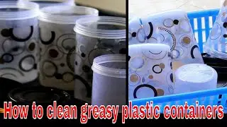 How to remove stains from plastic containers|Removing Odors from Plastic Containers.