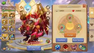 dynamica castle clash build